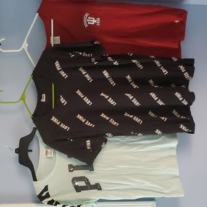 Lot of 3 VS PINK tees